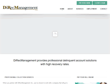 Tablet Screenshot of direcmanagement.com